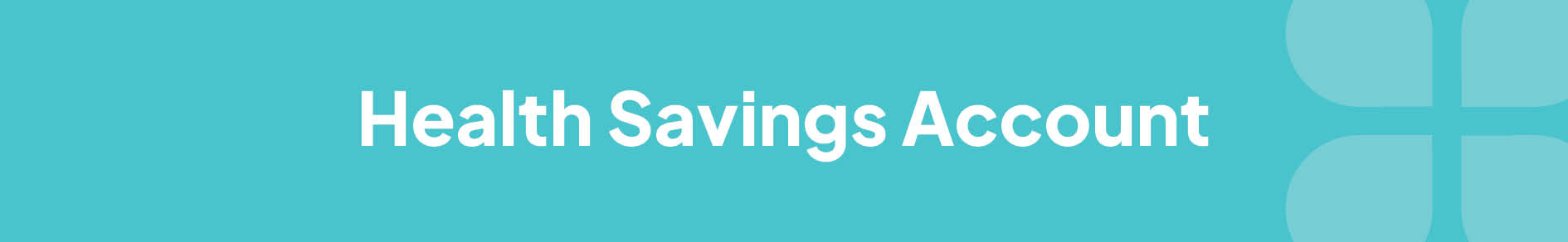 Health Savings Banner