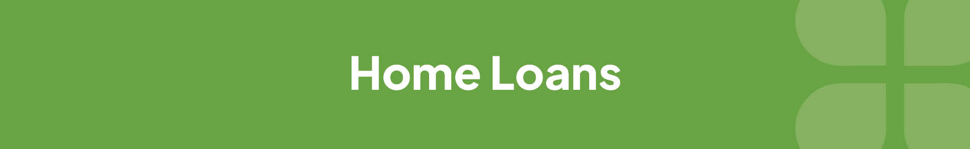 Home Loans Banner